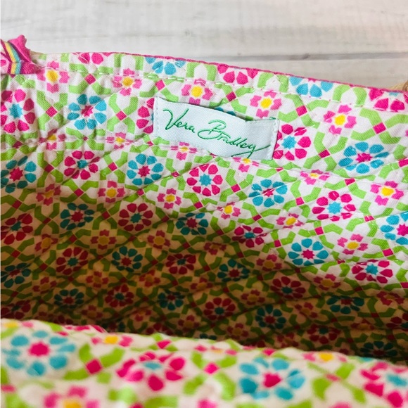 🌻5FOR25🌻2007 VERA BRADLEY CAPRI MELON SMALL BAMBOO CLUTCH PURSE - Picture 7 of 15